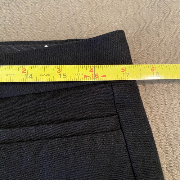 Banana Republic Sloan Curvy Fit slacks 12 ankle black office work pants GUC 🖤 - Picture 5 of 7